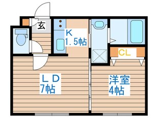 パリス・ガーデン山の手の物件間取画像